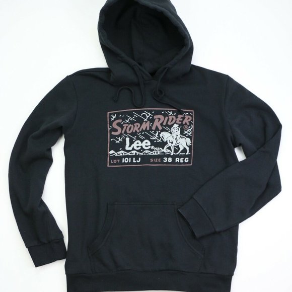 NEW LEE HERITAGE STORM RIDER GRAPHIC HOODIE MEN'S SIZE  XL - Picture 1 of 9